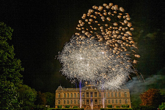 Höhenfeuerwerk über dem Herzoglichen Museum_©Bernd Seydel