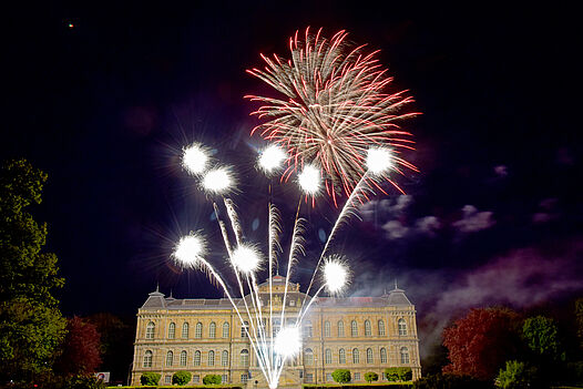 Höhenfeuerwerk über dem Herzoglichen Museum_©Uwe Jens Igel