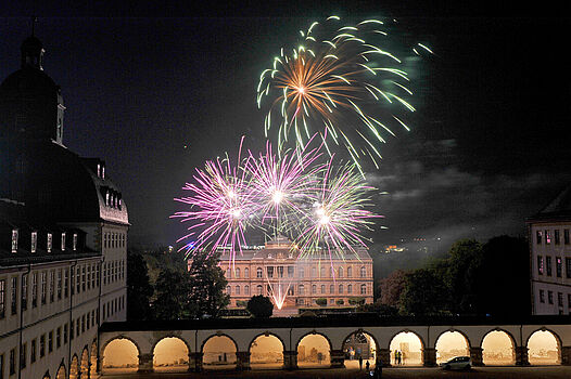 Höhenfeuerwerk über dem Herzoglichen Museum_©Uwe Jens Igel